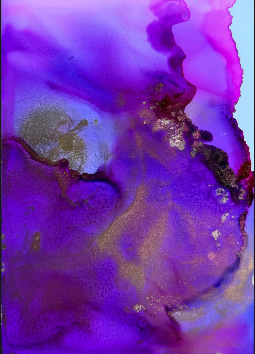 Alcohol ink 7 x 5