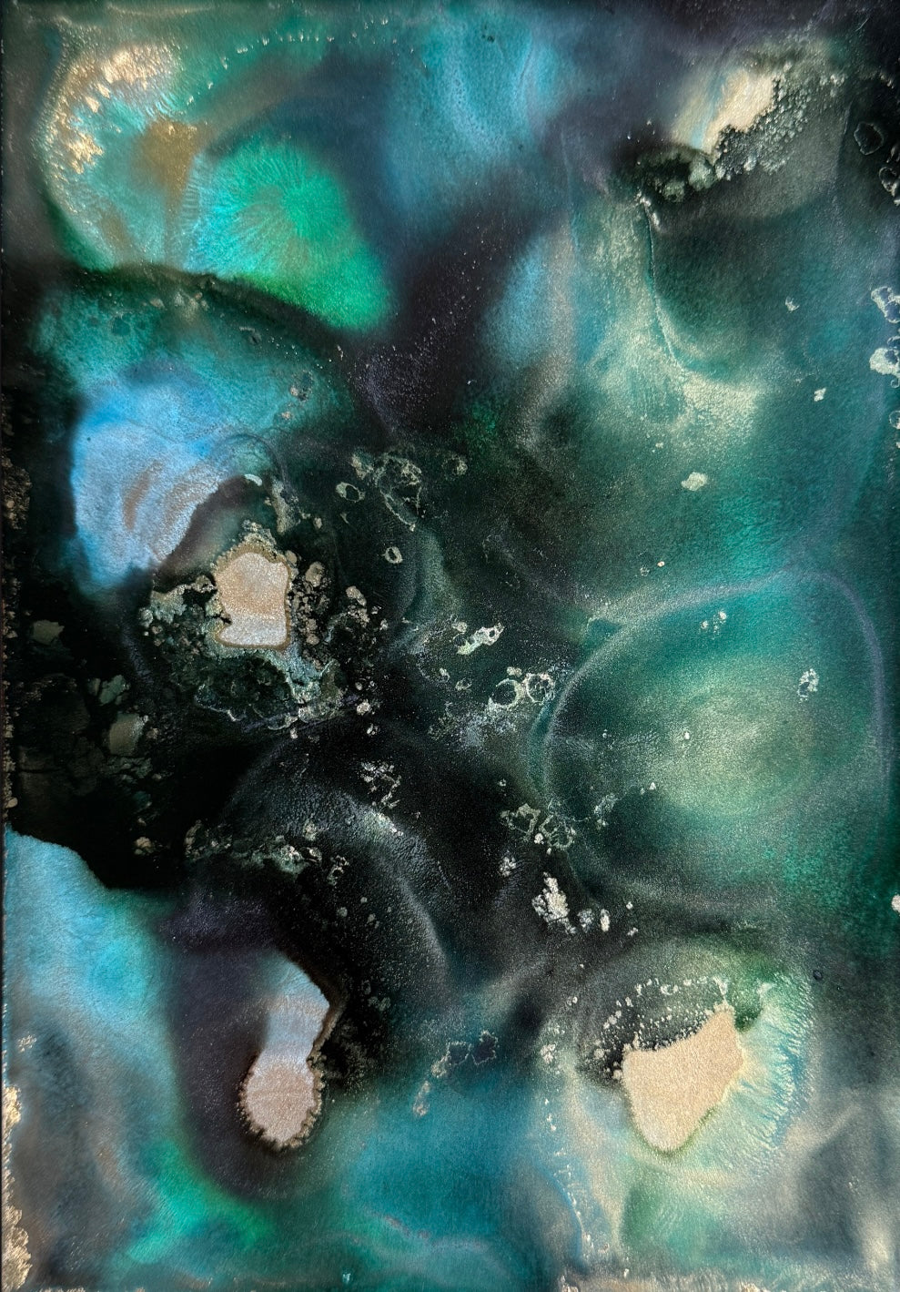 Alcohol ink 7 x 5