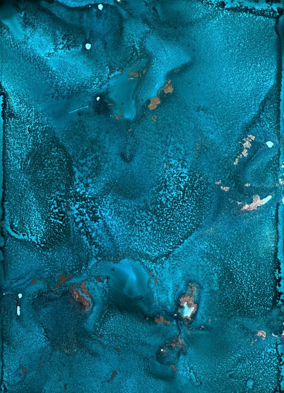Alcohol ink 7 x 5